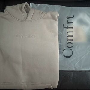 Comfrt Signature Unisex Sweatsuit set. Cozy nude Hoodie and Sweatpants Set